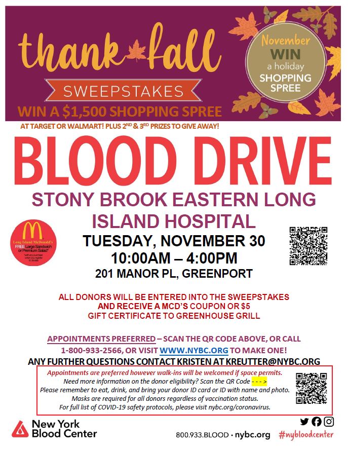 November Blood Drive 