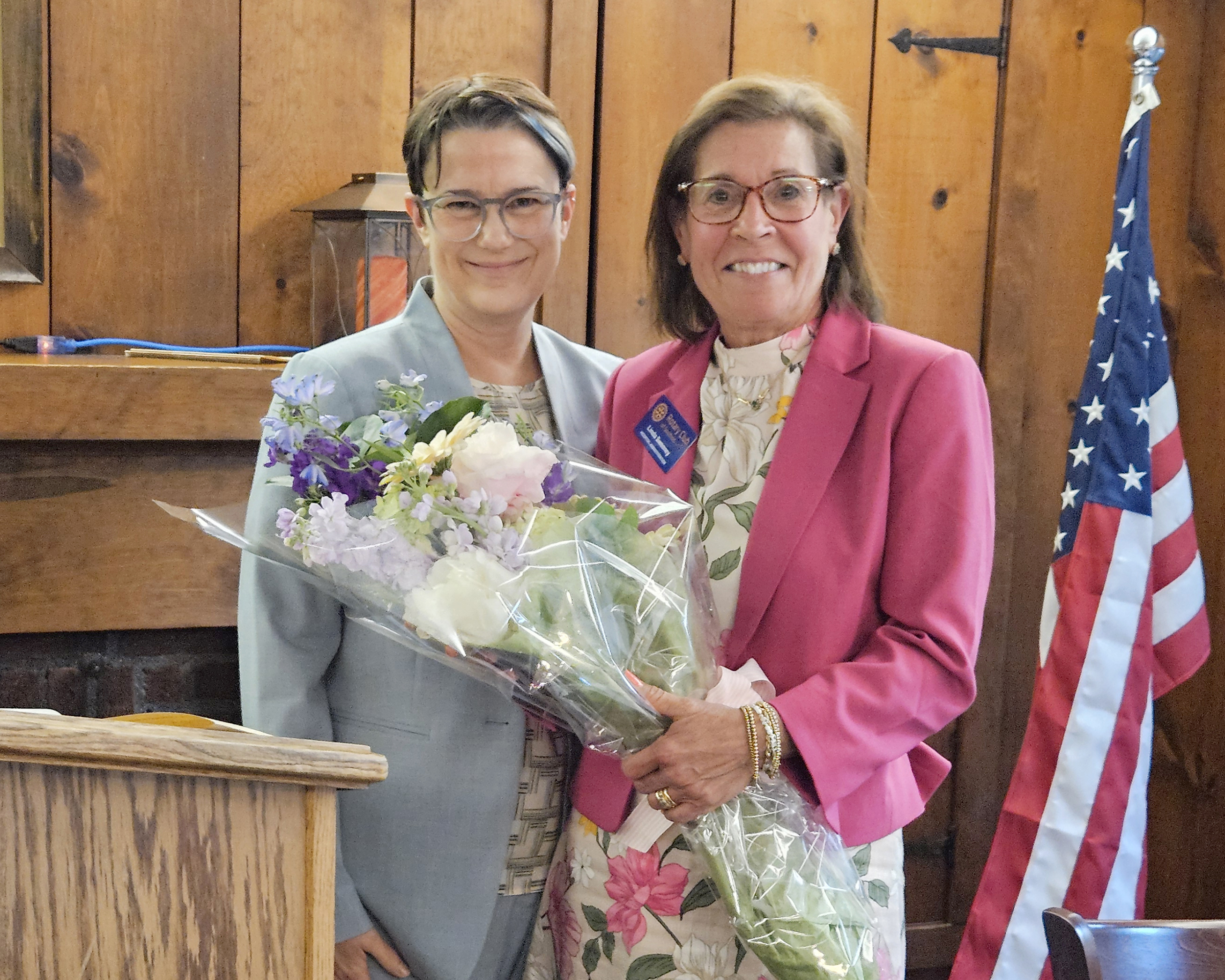 Suzie Marriott, MS, RN, PMH-BC, Chief Nursing Officer and SVP of Patient Care Services and Linda S. Sweeney, Vice President of Foundation/Community Relations