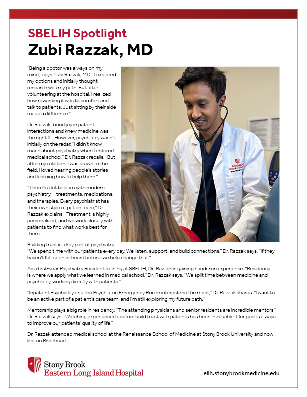 Zubi Razzak - Spotlight